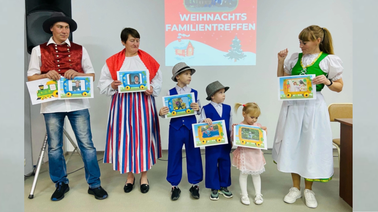 In Omsk fanden FamilienWeihnachtstreffen für Russlanddeutsche statt